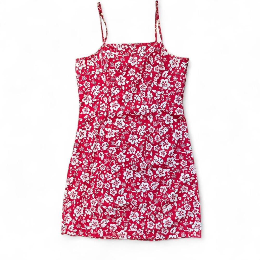 90s No Boundaries Vintage Floral Mini Dress – Size L 11/13